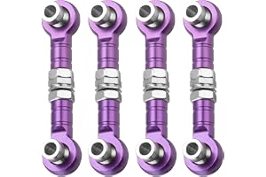 QUARKZMAN 4 st Rc aluminiumlegering Rc styrspak Servokula för Hsp 1/10 94123 Road Rc bil