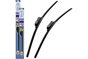 Fits: Ford Fiesta 2008-2017 ALCA SUPER FLAT Front Windscreen Wiper Blades 26"15" ASF2615TL Square Button Fit