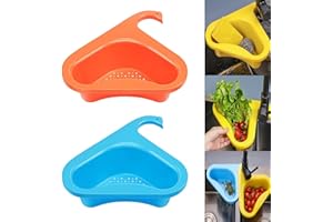 Anguxer 2 PCS Panier de vidange de Cygne, Égouttoir filtrant Suspendu Multifonctionnel, passoire Plastique, pour Fruits, légumes