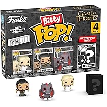Funko Bitty Pop! GoT - Ned Stark 4pkE una Mini Figura Misteriosa a Sorpresa - 0.9 Inch (2.2