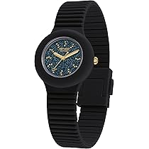 Orologio Uomo HIP HOP Master Collection - Cinturino Silicone Intercambiabile Giallo/Nero | 41 Mm, 50 M Resistente - Foto 5