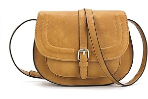 AFKOMST Borsa a spalla signore piccolo, donne PU borse a spalla in pelle, borsa da donna, con tracolla regolabile staccabile