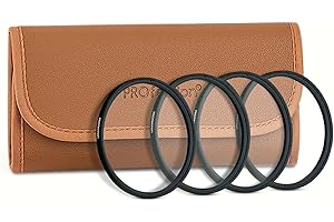 PROfezzion Kit Filtro Macro per Obiettivo Macro 52mm,(+2, 4, 8, 10) con Custodia per Filtro per Nikkor 18-55mm f/3.5-5.6G per Canon EF-M 55-200mm f/4.5-6.3 IS STM Fiori Insetti Fotografia