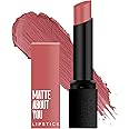 Hilary Rhoda Matte About You Lipstick | Long Lasting & Highly Pigmented Lipstick | Glides Smoothly | Matte Finish | One Stroke Application | Cruelty-Free & Vegan - 3g (Bombshell - Shade 05)