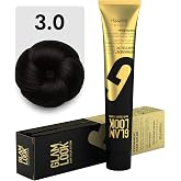 GLAMLOOK Kalıcı Sa&ccedil; Boyası | 3.0 Koyu Kestane | 100 ml | Koruyucu, nemlendirici, besleyici yağlar, d&uuml;ş&uuml;k amonyak seviyesi, pr