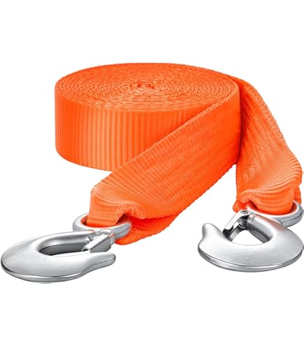 CABLE DE REMORQUAGE AVEC CROCHETS DE SECURITE 18MMX3M 5000KG MAX CARPO