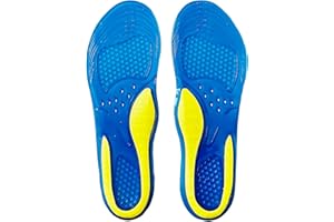 Goofort 3D-Xpain™Women Men Gel Insoles Shock Absorbing Insole Pain Relief Anti Fatigue Everyday Active No-Odour Work Sports Comfort Jelly Shoe Inserts for Boots Hiking Running Standing