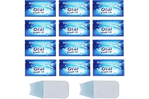 YAUN UYA 14 PCS Disposable Wipe Oral Finger Brush Up Teeth Cleaning Tools Teeth Whitening Strips for Oral Deep Cleaning Treatments (14)