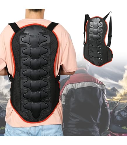 Protection Dorsale Sports Gilet De Protection Moto/cross Enfant - Plastron Dos/poitrine - Réglable Pour Vélo, Skate, Ski - Sécurité Protection Sports Extrêmes