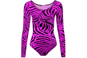 Loxdonz Long Sleeve Leotard for Girls Toddler Gymnastics Ballet Dance Bodysuit Top