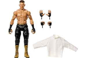 Mattel WWE Elite Action Figure & Accesorios, 15,24 cm Channing "Stacks" Lorenzo con 25 puntos de articulación, aspecto realista y manos intercambiables