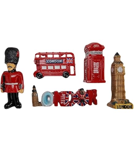 Bus Souvenir Londra Set Di 3 Bus Rossi Metallici Union Jack - Souvenir Inglese, Giocattolo Decorativo O Regalo, Marca Elgate Autobus Londra Giocattolo - Foto 9