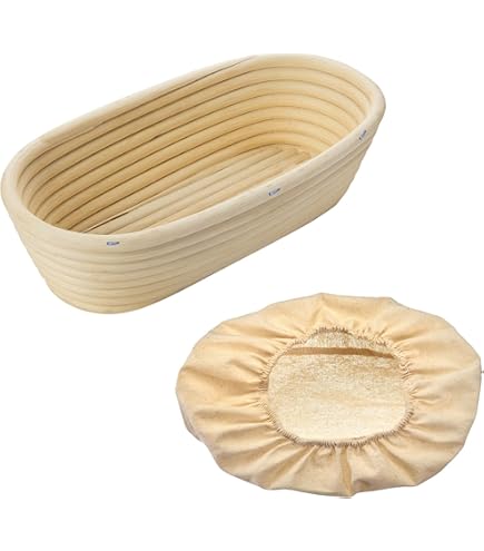 Gaarmand voor brood, ronde gaarmand voor brood, 25 cm, broodmand met