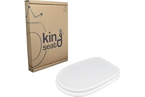 KING SEAT Sì Cesame Sintesi Sedile Copriwater Dedicato, Bianco