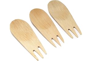 BambooMN Brand - 3.25 Disposable Bamboo Veneer Tasting Sporks, 24 pcs by BambooMN