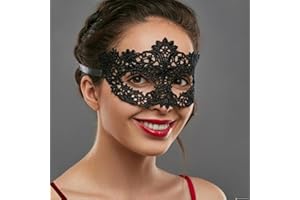 JCSTEU Mascarada Máscara Sexy Mujer Fashion Cortado con Láser para Metal Partido Cosplay Veneciano Máscara