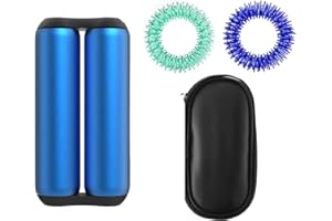 Neyared 4PCS Roller Fidget Toy Set, Silent Fidget Toys with 2PCS Skin Picking Fidget Toys Finger Spring and Storage Bag