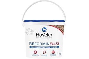 Höveler Reformin plus 4 kg – Mineralfutter für alle Pferde – Mineralstoffe, Spurenelemente und Vitamine – optimale & bedarfsgerechte Versorgung - Mineralfuttermittel
