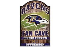 Wincraft NFL Baltimore Ravens Fan Cave Sign Holzschild
