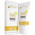 Flocare Non Oily Light Sunscreen Lotion with Broad Spectrum SPF 30, Sun Protection UVA UVB, Water and Sweat Resistance, For All Skin Type (SPF30, Pack of 1)