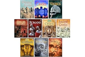 Usborne Beginners History 10 Books Set (Castles, Vikings, Romans, The Celts, Anicent Greeks, Egyptians & MORE!)