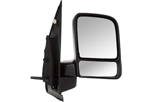 VAN WEZEL 1884804 Espejo retrovisor espejo completo convexo ajustable desde interior Ajuste por cable con espejo gran angular derecha