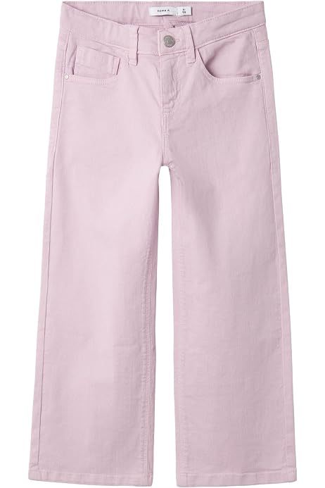 NAME IT Mädchen Jeanshose – Extra Wide Fit, Noos, Mit Verstellbarem Bund