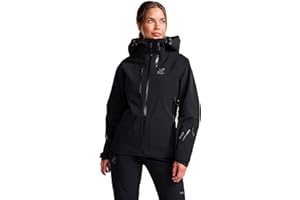 RevolutionRace Cyclone 3L Shell Jacket Damska, Wodoodporna kurtka z reflektorami Recco do wędrówek