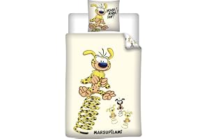 Marsupilami Enkelsäng Påslakan 140x200 + Örngott 65x65 Houba Houba Hop