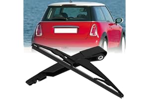 Kistrba Rear Wiper Arm Blade Set Compatible with Mini Cooper R50 R53 2001-2004, Rear Windscreen Wiper Assembly