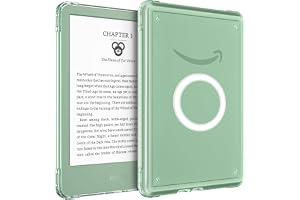 MoKo Case for 6" Kindle (11th Generation-2024/2022),Clear | Ultra Slim Lightweight Protective Kindle Case Compatible with Mag