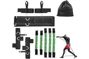 ‎SFEEXUN Sfeexun Boxen Expander Resistance Bands Set: Boxing Gummibänder Expander Fitness Band Gummibänder Fitness Bänder, Fitnessbänder Set für Fitness Studio und Zuhause(150LBS,200LBS,300LBS)