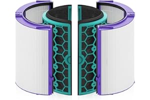 TOUYINGER Filtros HEPA de Repuesto Compatibles con Purificador de Aire Dyson Pure Cool TP04 TP05 DP04 HP04 HP05, H13 HEPA Carbón Activado de Alta Eficiencia