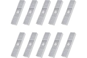 eMagTech 10 Stück Zahnriemen Aluminium GT2 Zahnrad Klemme Montageblock für 3D-Drucker 9mmx40mm