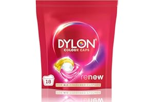 Dylon Colour: Colour Caps (18 Wash Loads), Dylon Colour Caps for all Coloured Clothes, Colour Laundry Detergent Pods to Protect Colours, renewing in every wash with optimal results in 10 washes