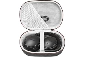 WERICO Hårt reseskydd fodral fodral väska för Bose QuietComfort 45 II, QC 35 II spelheadset, QC 25 skyddande väska, hård bärv