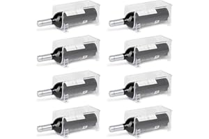 KROWN - Organizador de Botellas 10x10x20cm, Botellero Apilable Transparente, Vino Nevera, Porta Botellas Apilable