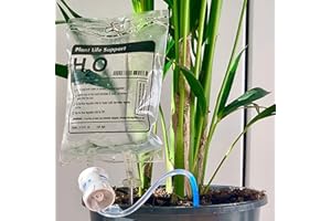 Les-Theresa 350ml Bolsa de riego por Goteo Sistema de riego automático Kit de riego por Goteo para Plantas de Interior