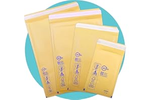 Triplast Gold Bubble Padded Envelopes - Pick Qty & Size: 20 x 3/C (150x215mm) A5 Envelopes - Large Letter Shipping Bags with Bubble Wrap Lining and Peel & Seal Strip for Royal Mail Packing & Postage