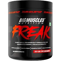 Bigmuscles Nutrition Freak Pre-Workout [30 Servings, Sex On The ...