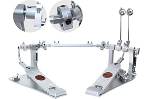 Musoo Bass Drum Double Pedals with Hammers, Aluminum alloy