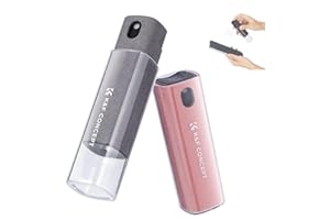 K&F CONCEPT Screen Cleaner 2 PCS, Telefono Touchscreen Spray e Asciugare Kit di Pulizia della Nebbia per il Monitor del Laptop, Cellulare, PC,LCD, Occhiali, Compatibile con iPhone, iPad, Mac Pro