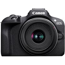 Canon EOS R50 Blanc + Objectif RF-S 18-45mm - Hybride APS-C 24MP, 15 Im/s, Vidéo 4K, WiFi