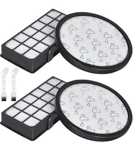 vhbw 2x filtro post-motore compatibile con Rowenta Silence Force Cyclonic Parkett RO7236, RO7230, RO7230EA aspirapolvere - filtro aria di scarico EPA