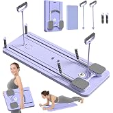 JANUA Pilates Board - 2024 Pilates Reformer Seti, Ev i&ccedil;in &Ccedil;ok Ama&ccedil;lı Katlanabilir Pilates Reformer Tahtası, 5'i 1 Arada Pilat