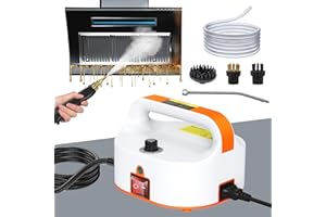 HOMBASING Steam Cleaners, 2500W High Pressure Steam Cleaner Handheld 6 Speeds, 4.5BAR Portable Steam Cleaner with Brush Head, Steamer Cleaning Machine for Floors Cars Furniture Toys Cleaning