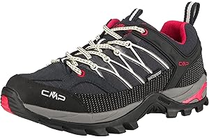 CMP – F.lli Campagnolo Damskie półbuty trekkingowe Rigel Low Wmn Shoe Wp do trekkingu i wędrówek, szare (Antracite-Off White 76uc), rozmiar 42 EU