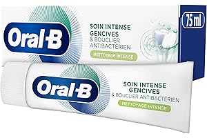 Oral-B Dentifrice Soin Intense Gencives et Bouclier Antibactérien Nettoyage Intense 75ml