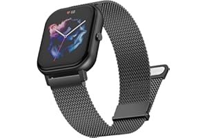 Songsier Metalowy pasek do Amazfit GTS/GTS 2 / GTS 3/GTS 4 / GTS 2 Mini/GTS 2e /GTR 42 mm/Bip/Bip S/Bip U, pasek ze stali nierdzewnej 20 mm do Galaxy Watch Active2 / Galaxy Watch 42 mm/Galaxy Watch 3 41 mm