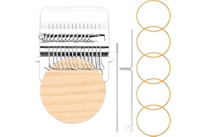 Encuryna Small Loom Speedweve Type Weave Tools Máquina de tejer Darning Mini Loom Machine de tipo DIY herramientas de relleno para principiantes para retocar jeans para reparar agujeros